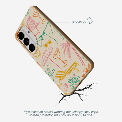 Seashell Coastal Club Samsung Galaxy S26 Case