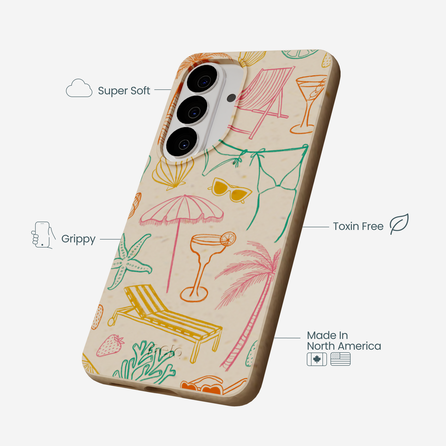 Seashell Coastal Club Samsung Galaxy S26 Case
