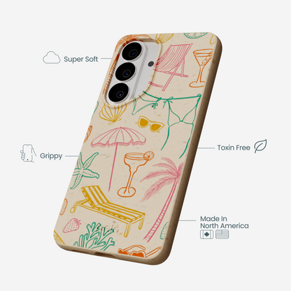 Seashell Coastal Club Samsung Galaxy S26 Case