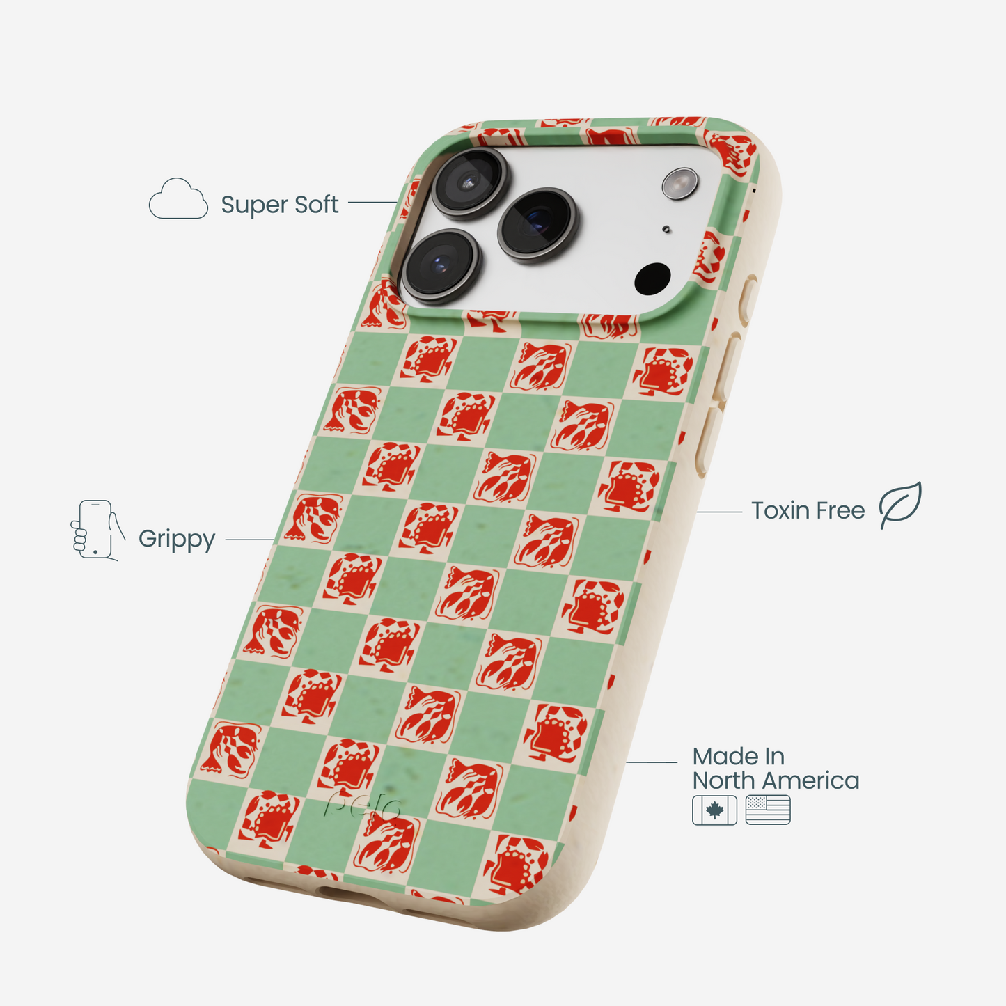 Seashell Coastal Crustaceans iPhone 17 Pro Case