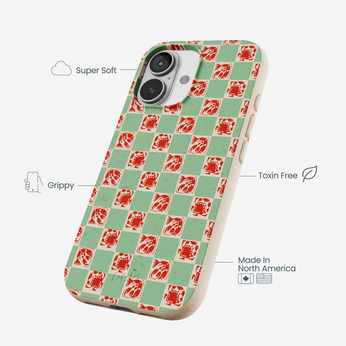 Seashell Coastal Crustaceans iPhone 17 Case