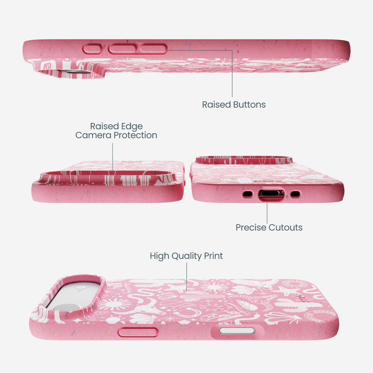 Bubblegum Pink Coastal Rodeo iPhone Air Case