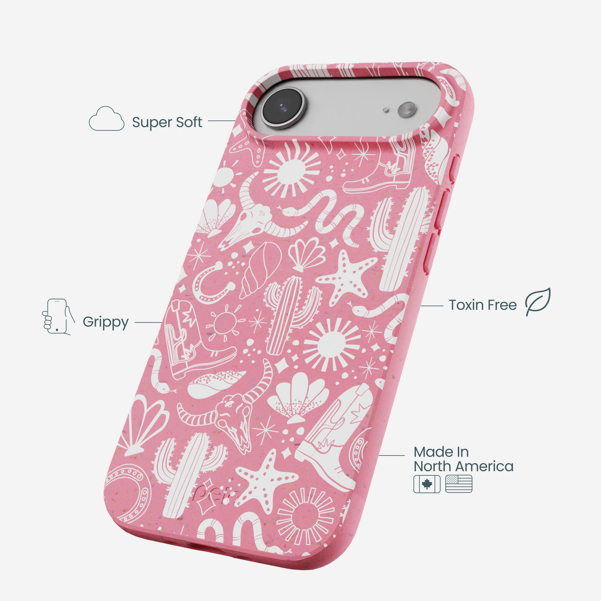 Bubblegum Pink Coastal Rodeo iPhone Air Case