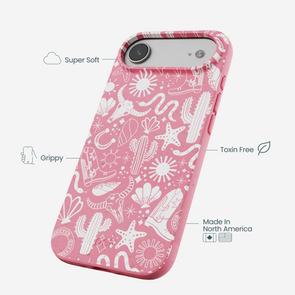 Bubblegum Pink Coastal Rodeo iPhone Air Case