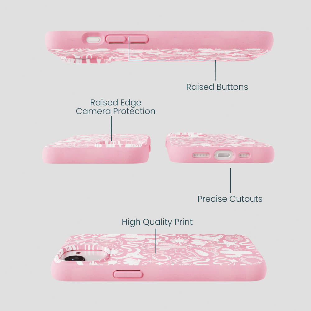 Bubblegum Pink Coastal Rodeo iPhone 16e/17e Case