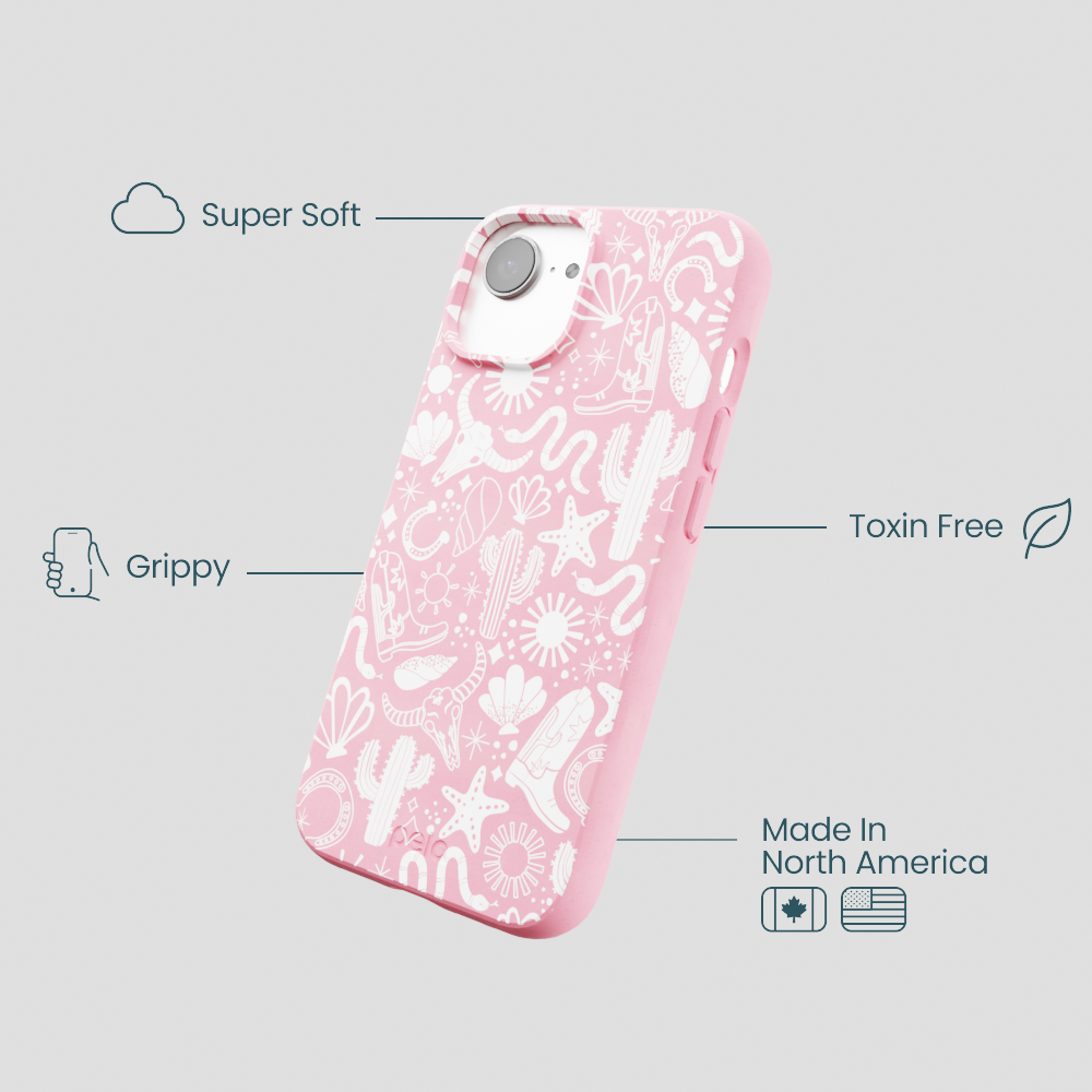 Bubblegum Pink Coastal Rodeo iPhone 16e/17e Case