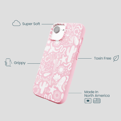 Bubblegum Pink Coastal Rodeo iPhone 16e/17e Case