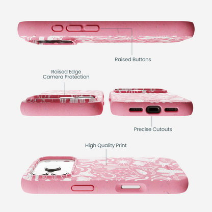 Bubblegum Pink Coastal Rodeo iPhone 17 Pro Case