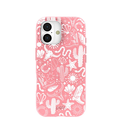 Bubblegum Pink Coastal Rodeo iPhone 17 Case