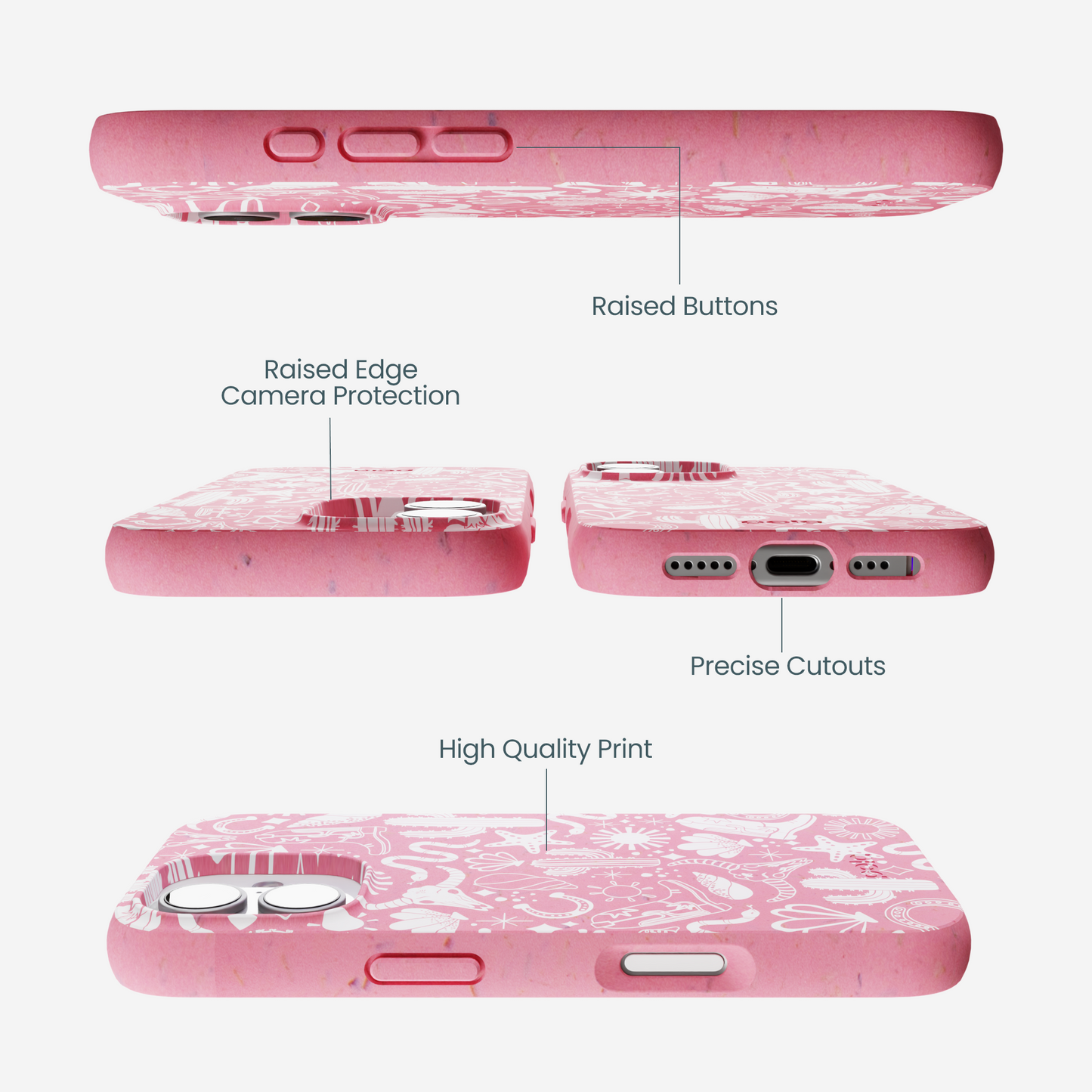 Bubblegum Pink Coastal Rodeo iPhone 17 Case