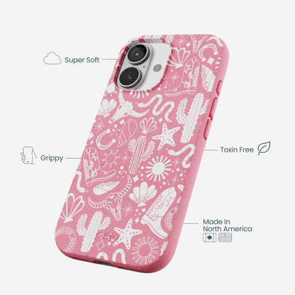 Bubblegum Pink Coastal Rodeo iPhone 17 Case