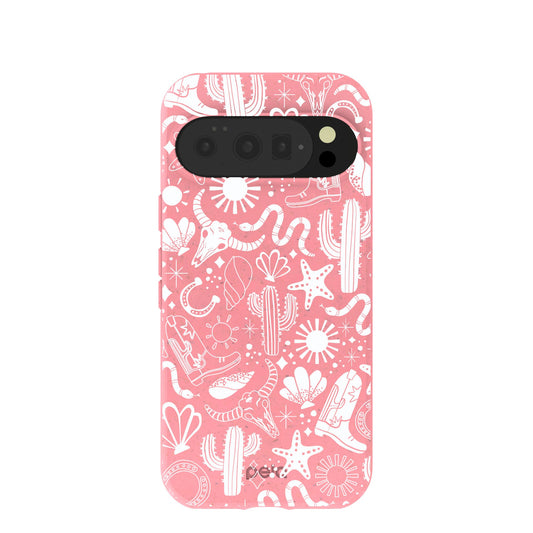 Bubblegum Pink Coastal Rodeo Google Pixel 10/10 Pro Case