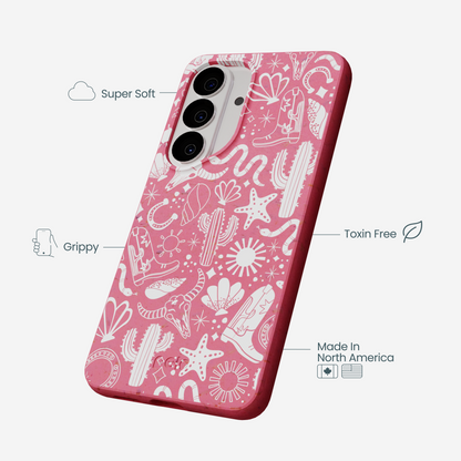 Bubblegum Pink Coastal Rodeo Samsung Galaxy S26 Case