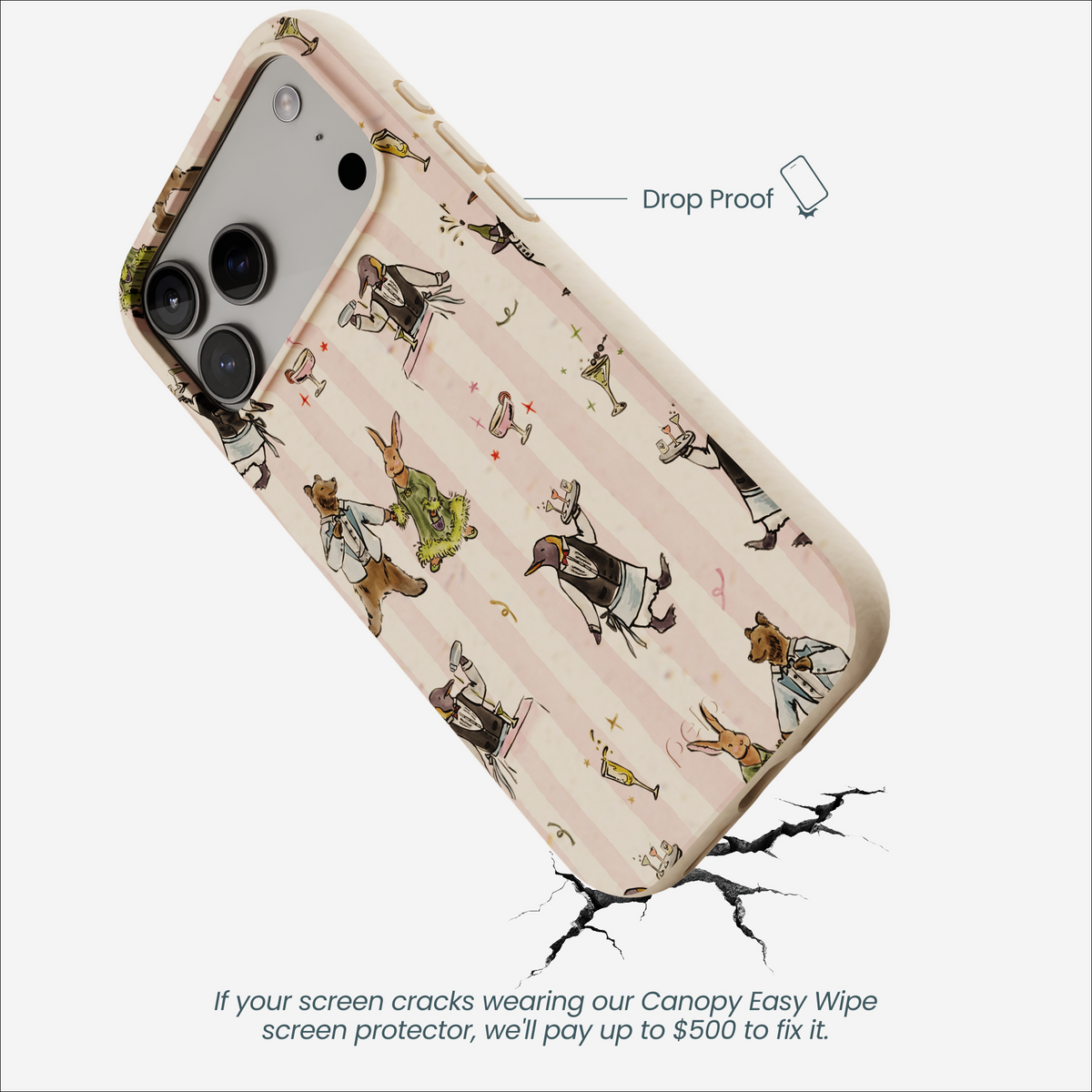 Seashell Cocktail Cabana iPhone 17 Pro Max Case