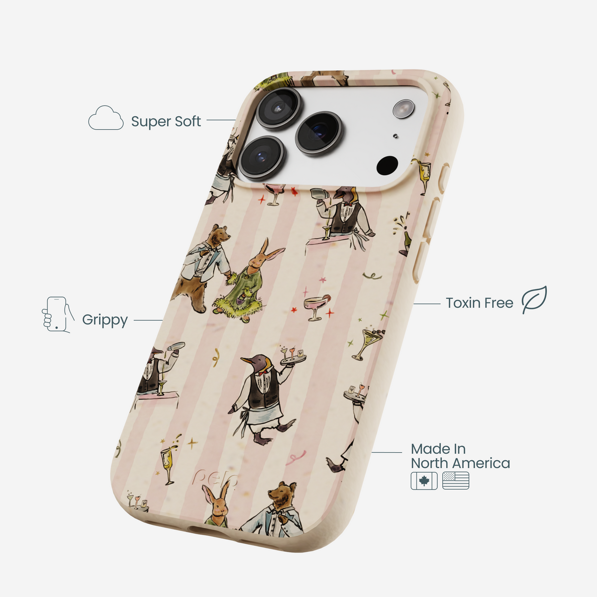 Seashell Cocktail Cabana iPhone 17 Pro Case