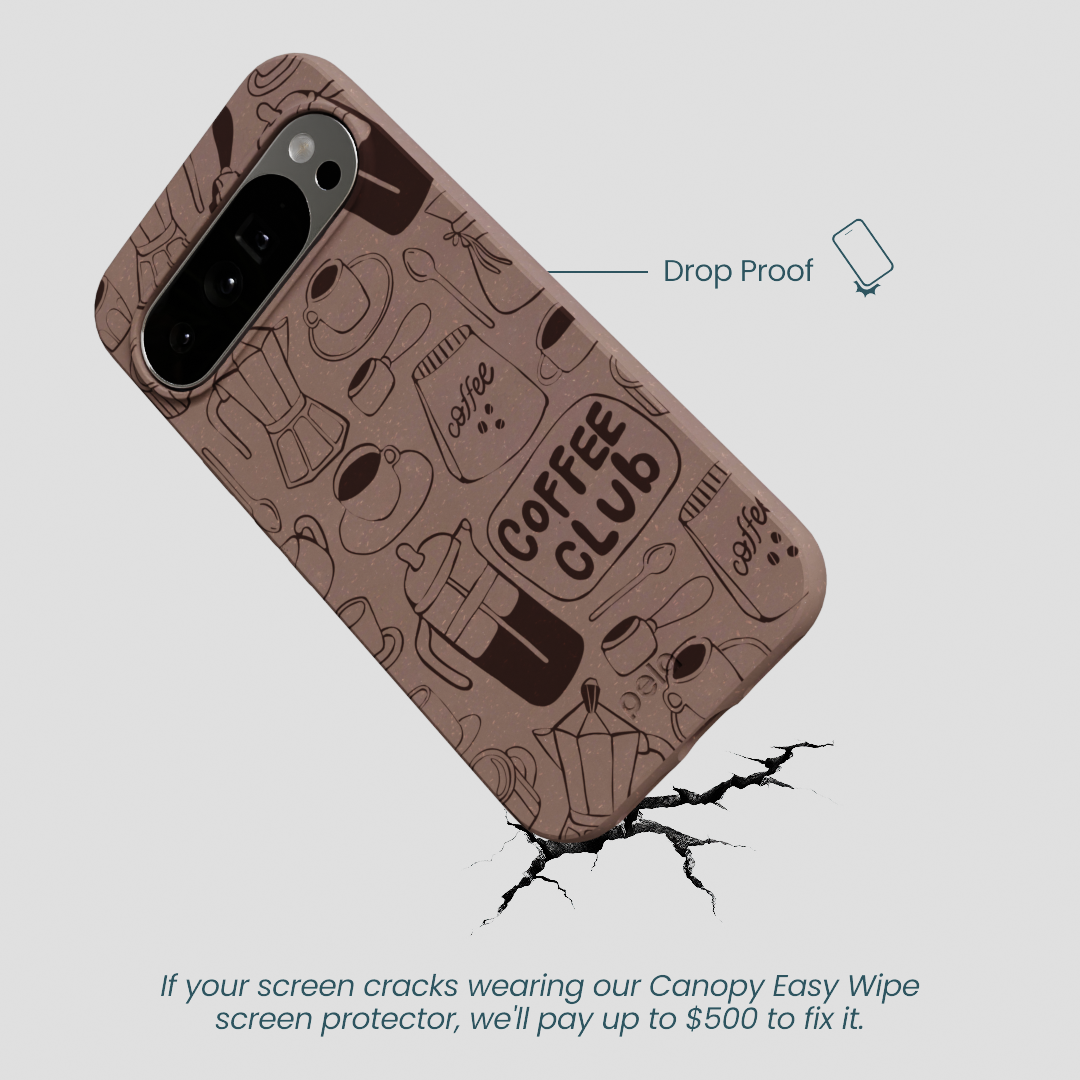Chocolate Brown Coffee Club Google Pixel 10 Pro XL Case