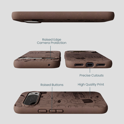 Chocolate Brown Coffee Club Google Pixel 10 Pro XL Case