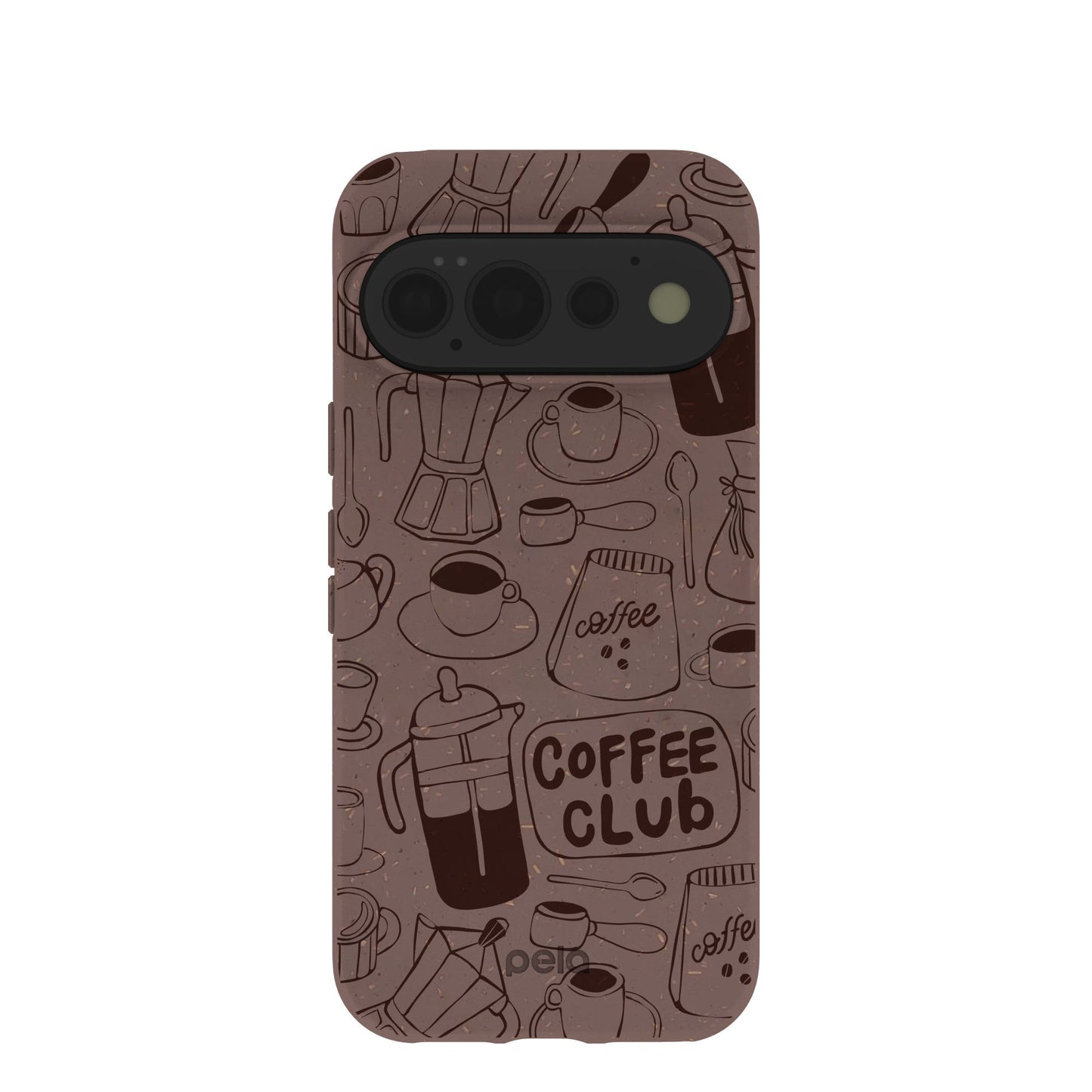 Chocolate Brown Coffee Club Google Pixel 11 Pro Case