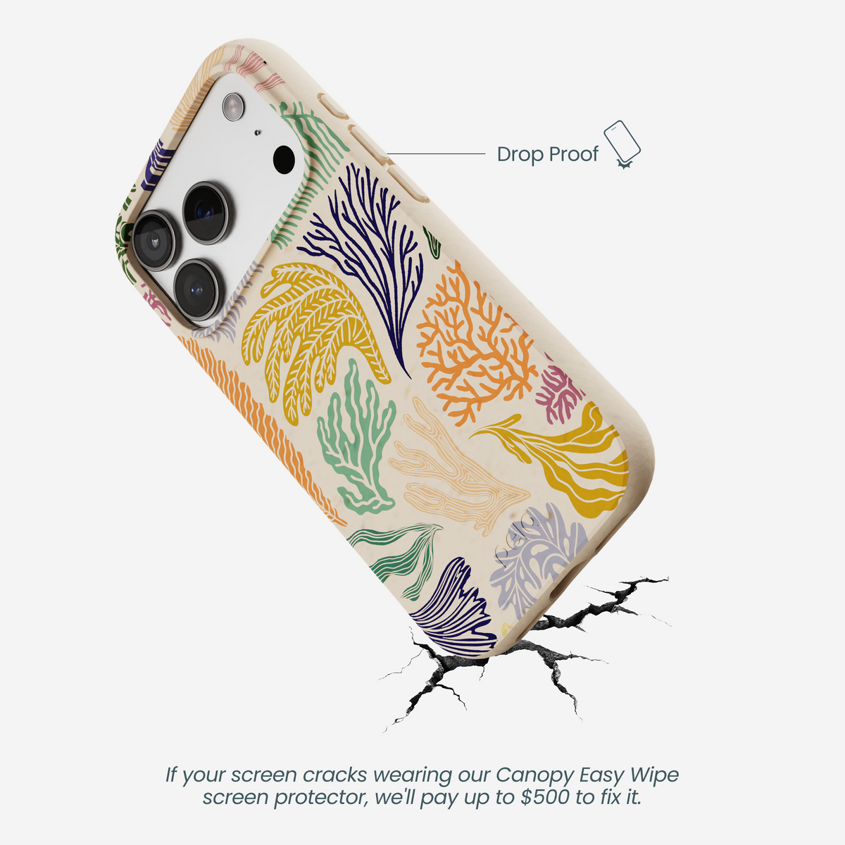 Seashell Coral Dreams iPhone 17 Pro Case