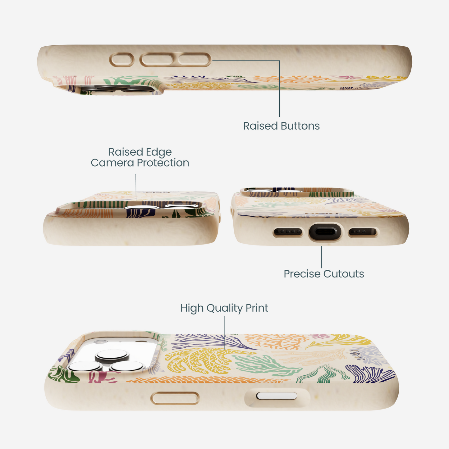 Seashell Coral Dreams iPhone 17 Pro Case