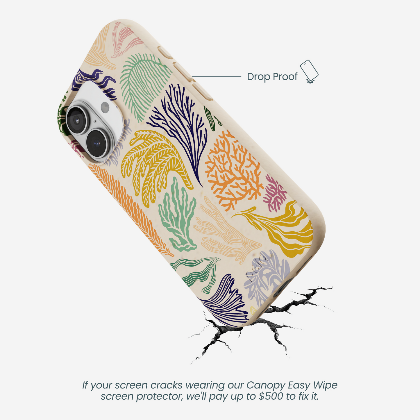 Seashell Coral Dreams iPhone 17 Case