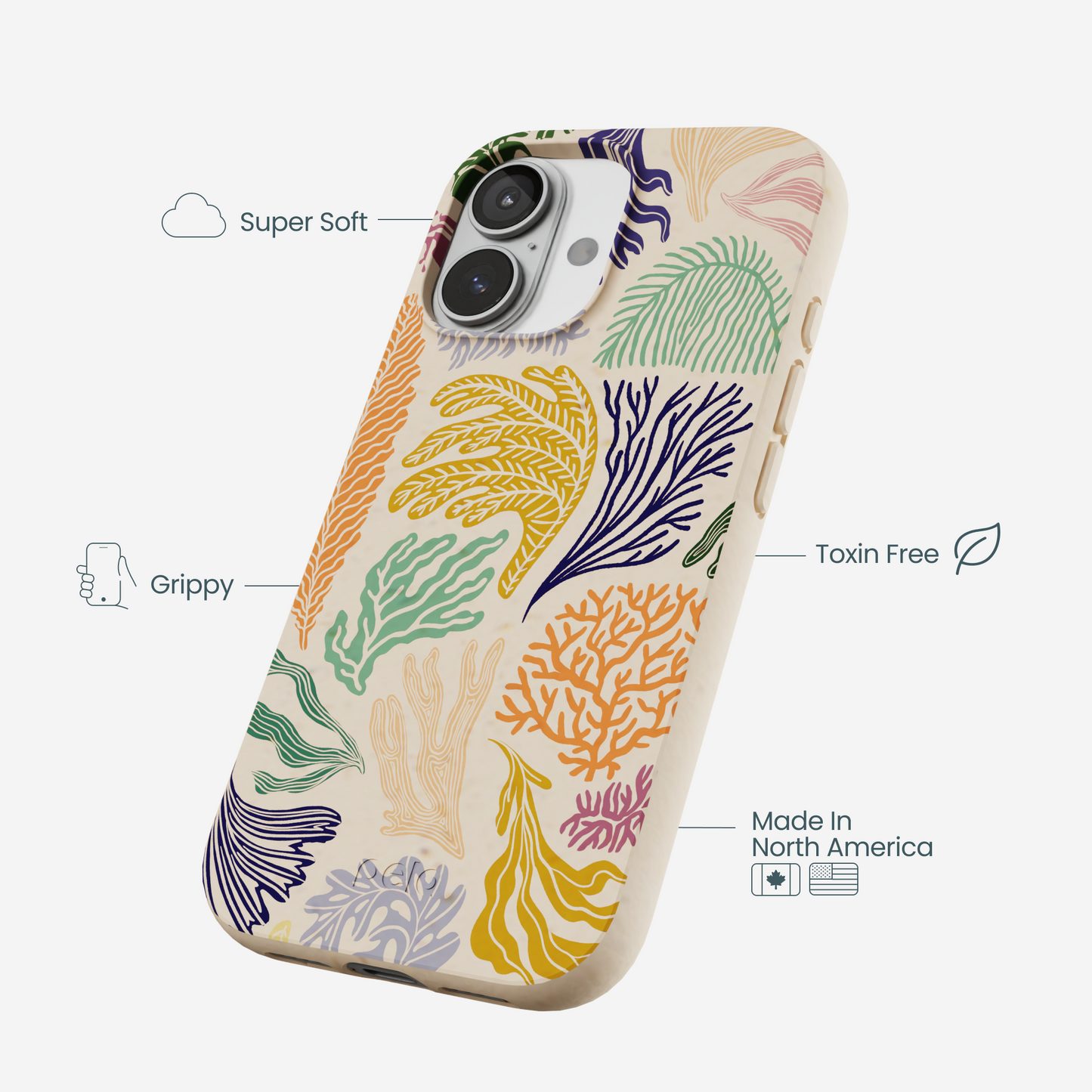 Seashell Coral Dreams iPhone 17 Case