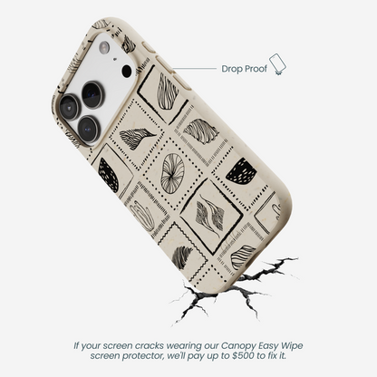 London Fog Coral Tiles iPhone 17 Pro Case