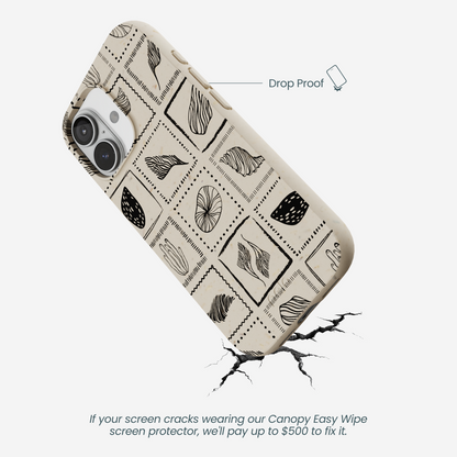London Fog Coral Tiles iPhone 17 Case