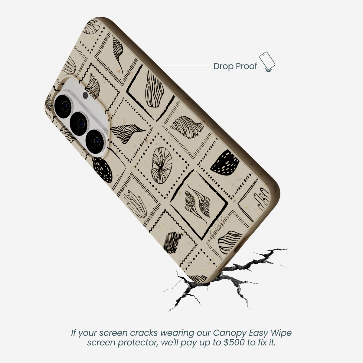 London Fog Coral Tiles Samsung Galaxy S26 Case