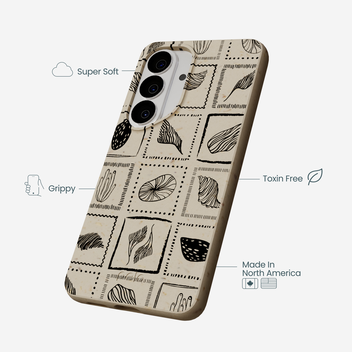 London Fog Coral Tiles Samsung Galaxy S26 Case