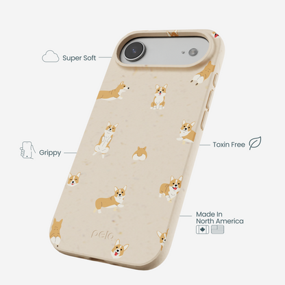 Seashell Corgi Cuties iPhone Air Case