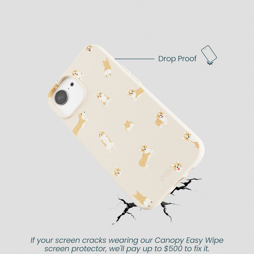 Seashell Corgi Cuties iPhone 16e/17e Case