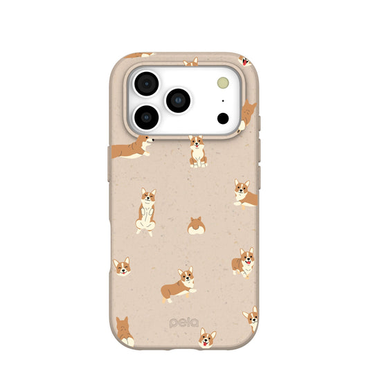 Seashell Corgi Cuties iPhone 17 Pro Case