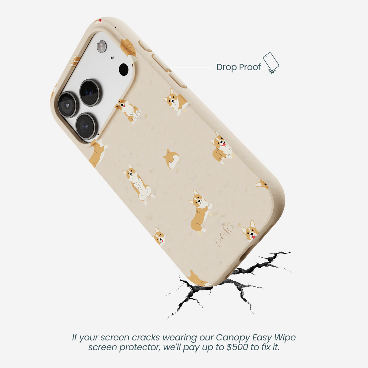 Seashell Corgi Cuties iPhone 17 Pro Case