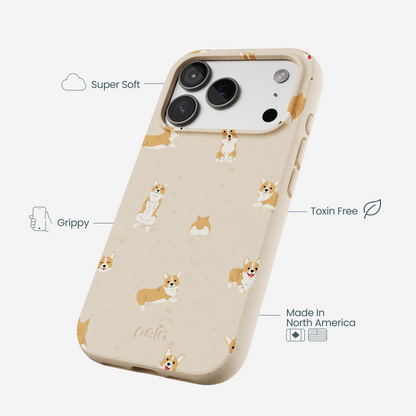 Seashell Corgi Cuties iPhone 17 Pro Case