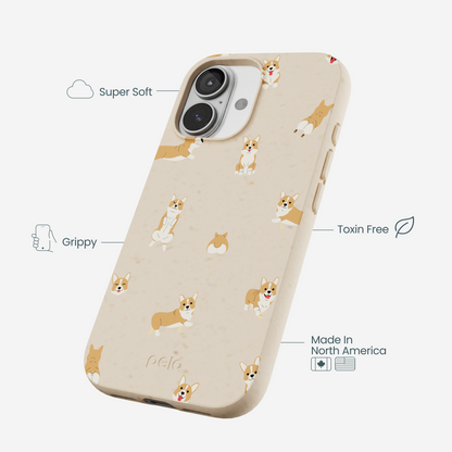 Seashell Corgi Cuties iPhone 17 Case