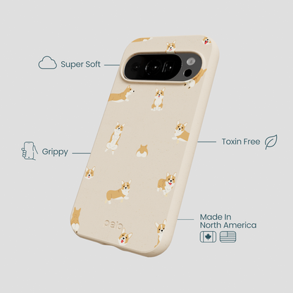 Seashell Corgi Cuties Google Pixel 10/10 Pro Case