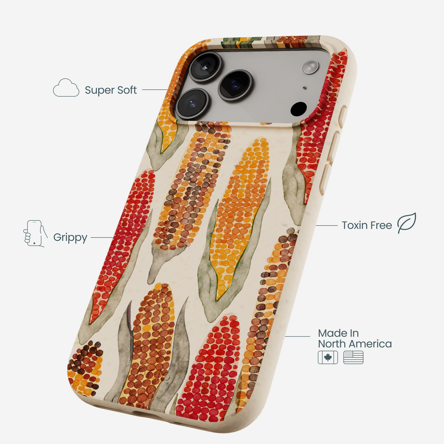 Seashell Cornfield iPhone 17 Pro Max Case