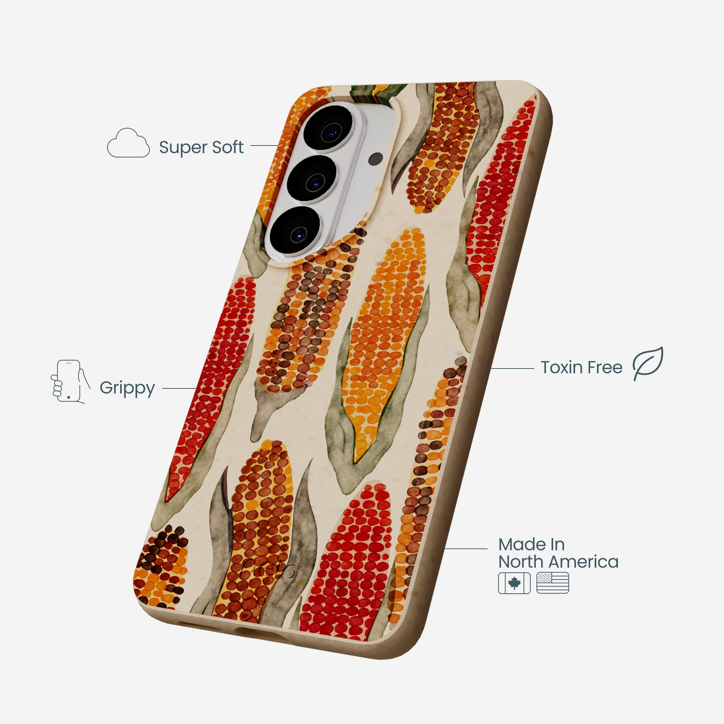 Seashell Cornfield Samsung Galaxy S26 Case