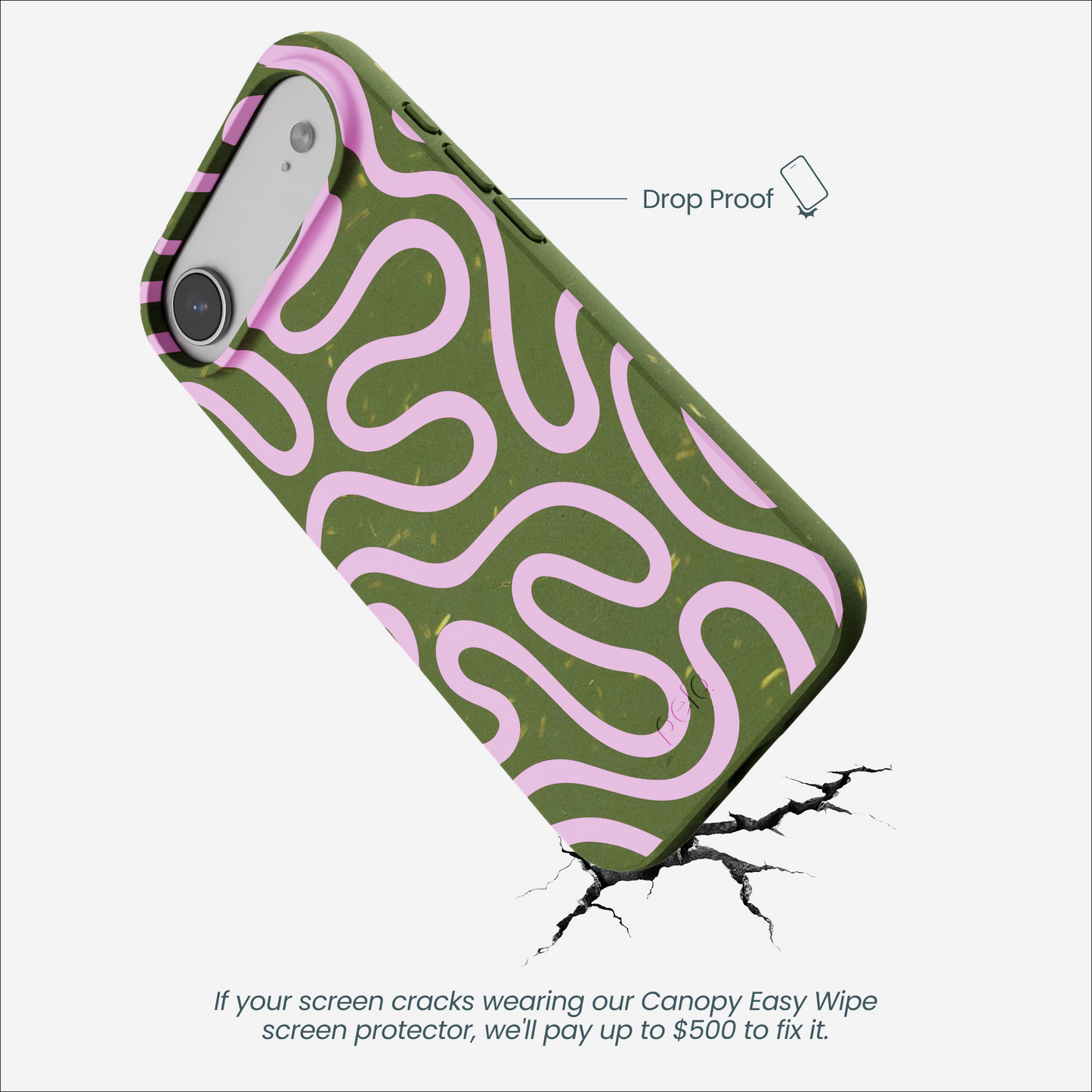 Forest Floor Cotton Curls iPhone Air Case