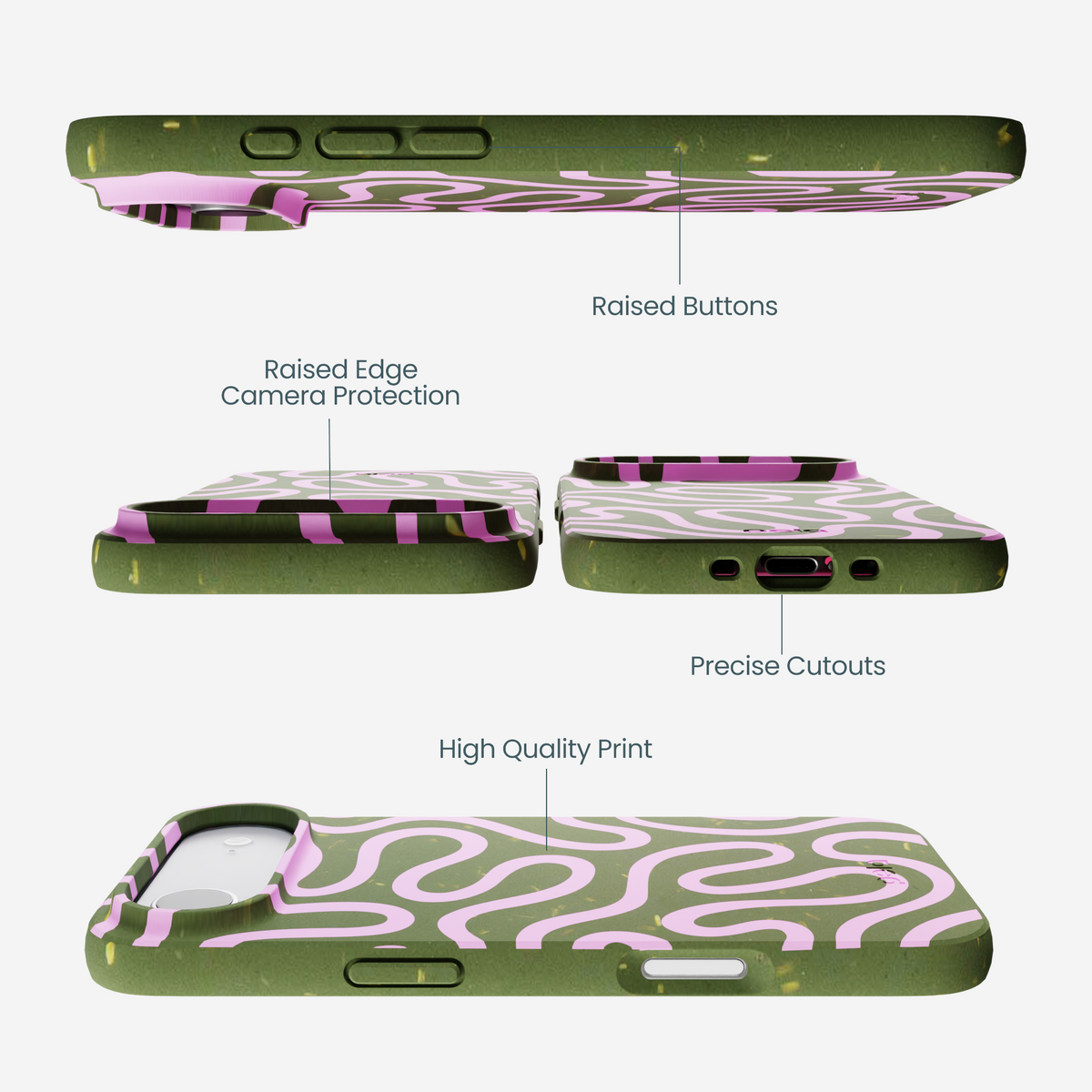 Forest Floor Cotton Curls iPhone Air Case