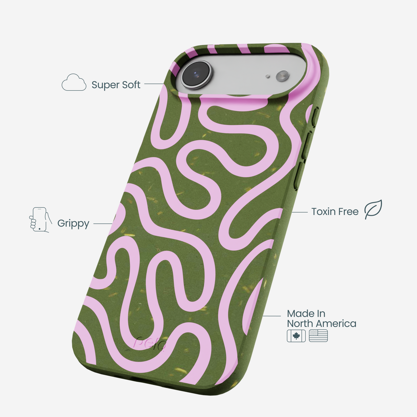 Forest Floor Cotton Curls iPhone Air Case