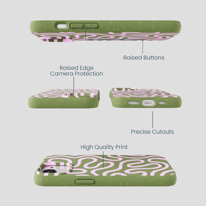 Forest Floor Cotton Curls iPhone 16e/17e Case