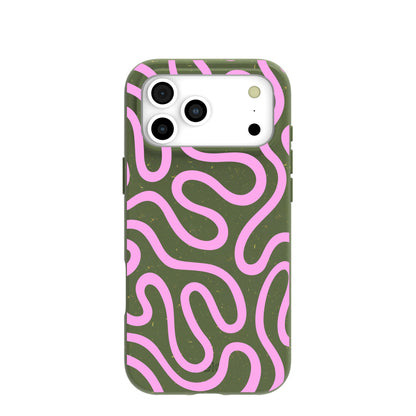 Forest Floor Cotton Curls iPhone 17 Pro Max Case