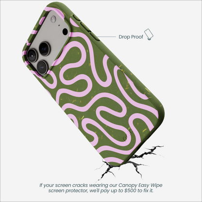 Forest Floor Cotton Curls iPhone 17 Pro Max Case