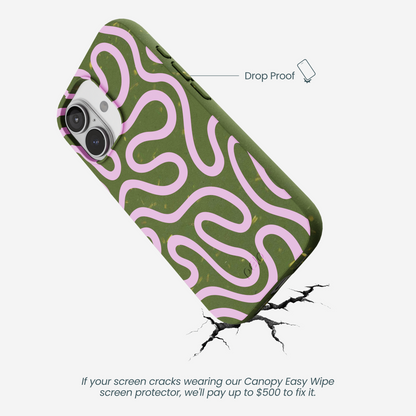 Forest Floor Cotton Curls iPhone 17 Case