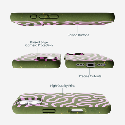 Forest Floor Cotton Curls iPhone 17 Case