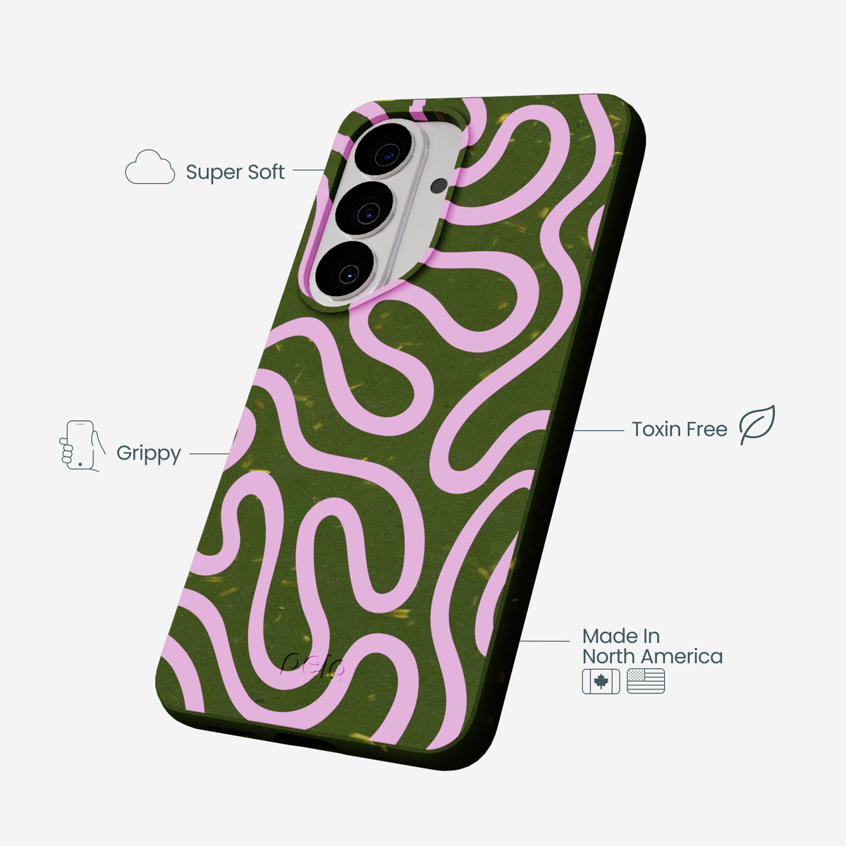Forest Floor Cotton Curls Samsung Galaxy S26 Case