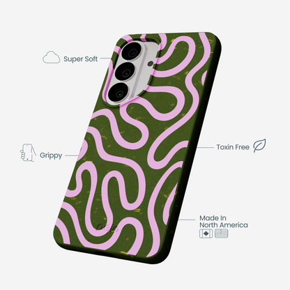 Forest Floor Cotton Curls Samsung Galaxy S26 Case