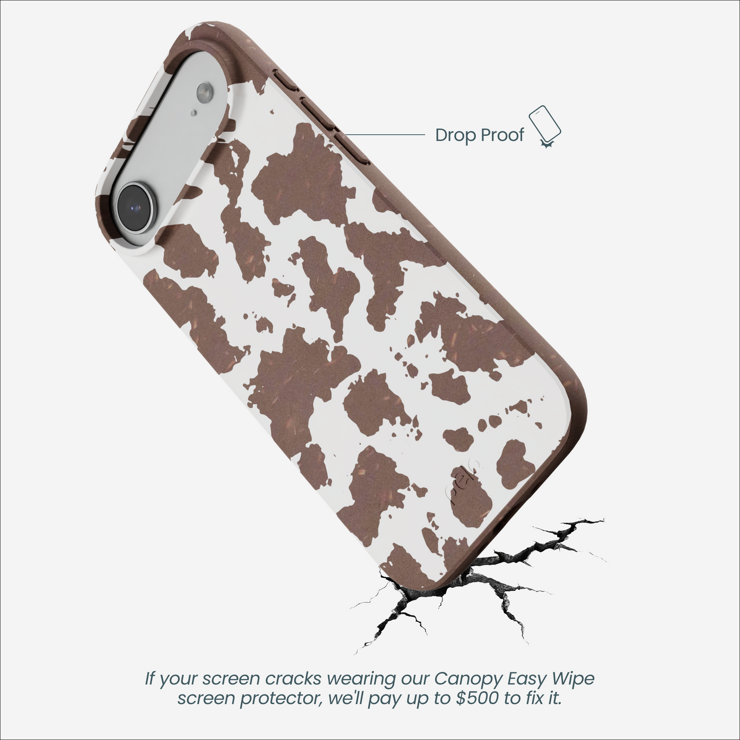 Chocolate Brown Cow Couture iPhone Air Case